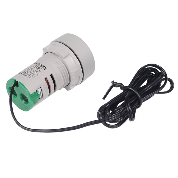 SINOTIMER -20-199 Degrees Celsius Small Temperature Display Indicator, ST16C-01 Red, ST16C-02 White, ST16C-03 Blue, ST16C-04 Green, ST16C-05 Yellow laboratorydeal