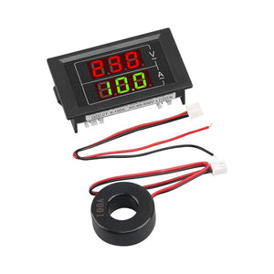 SINOTIMER D85-5035VA Compact Dual-Display Single-Phase AC Digital Voltage And Current Meter, D85-5035VA