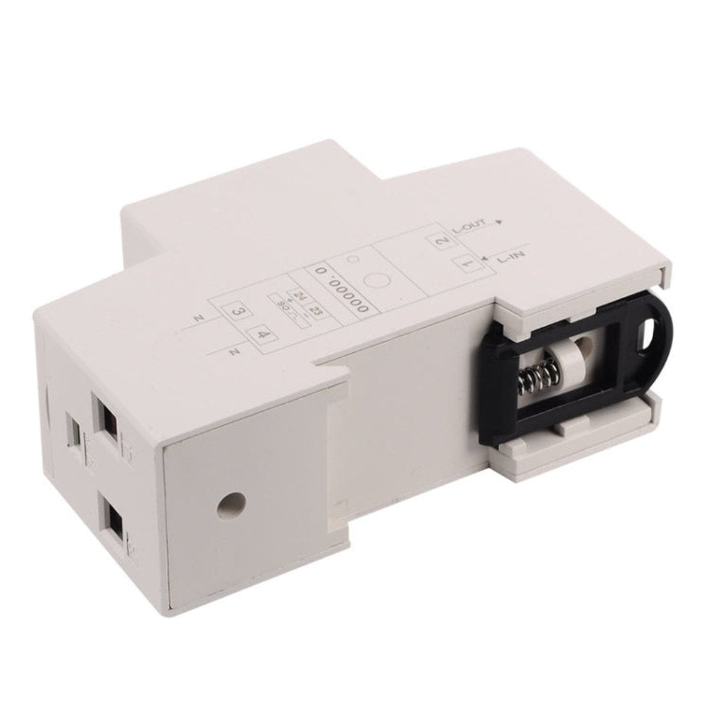 SINOTIMER DDS015 Backlight Display Single-phase Household Rail Energy Meter 5-80A 230V, DDS015