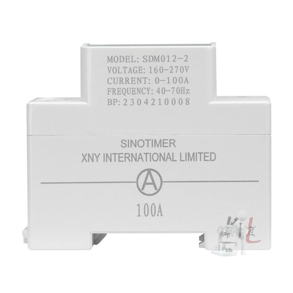 SINOTIMER DIN Rail AC Digital Display Current Voltage Power Electricity Multi-Function Tester, SDM012-2, SDM012-1, SDM012-RS485