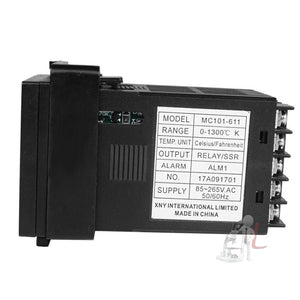 SINOTIMER MC101 Universal Input Short Case PID Intelligent Temperature Controller Meter Heating Cooling Relay SSR Solid State Output, MC101