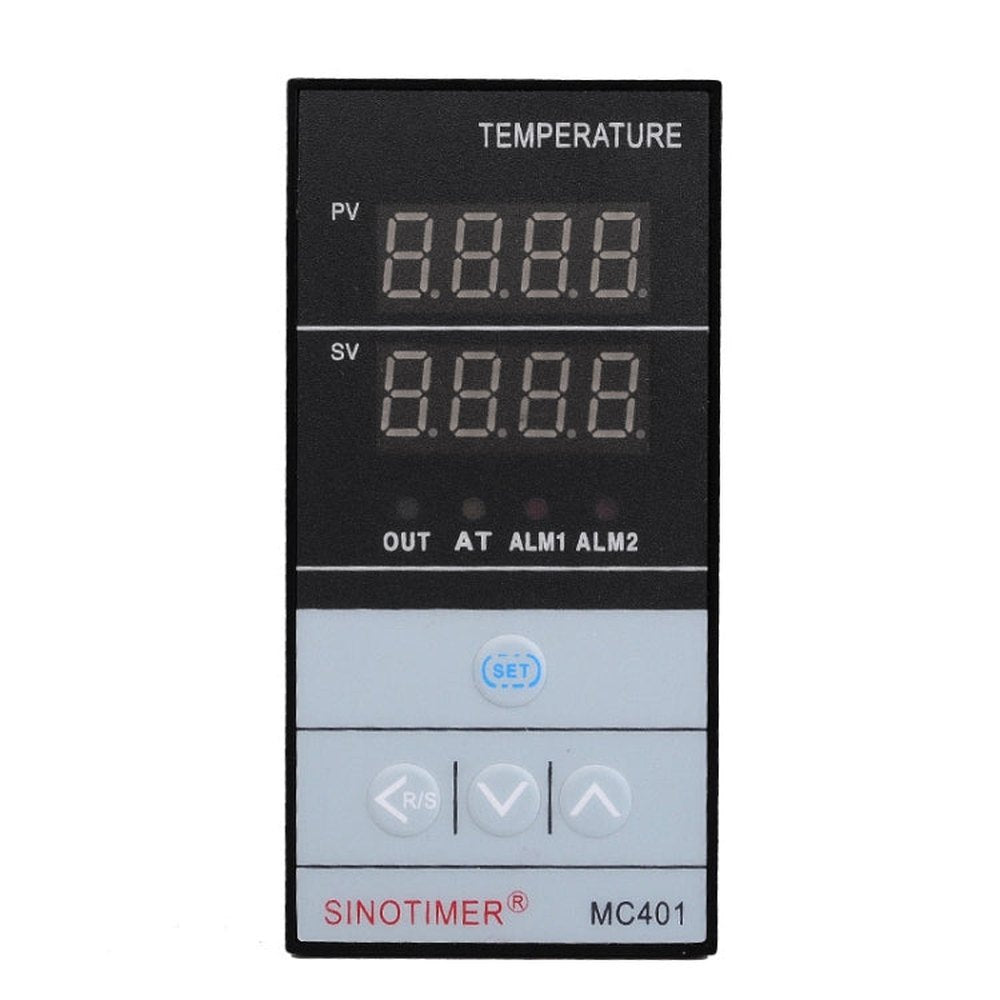 SINOTIMER MC401 Universal Input Short Case PID Intelligent Temperature Controller Meter Heating Cooling Relay SSR Solid State Output, MC401