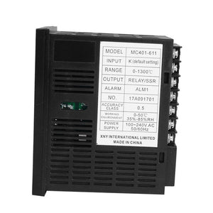 SINOTIMER MC401 Universal Input Short Case PID Intelligent Temperature Controller Meter Heating Cooling Relay SSR Solid State Output, MC401