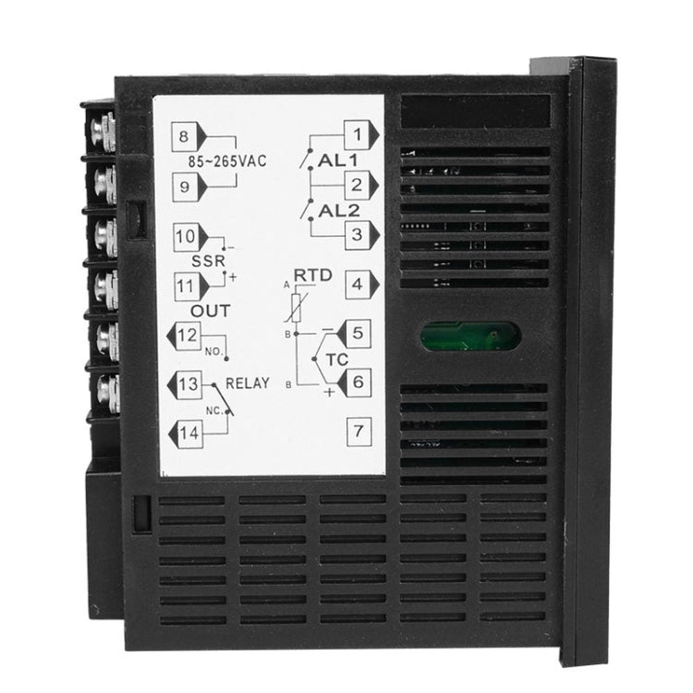 SINOTIMER MC401 Universal Input Short Case PID Intelligent Temperature Controller Meter Heating Cooling Relay SSR Solid State Output, MC401