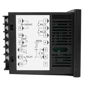 SINOTIMER MC701 Universal Input Short Case PID Intelligent Temperature Controller Meter Heating Cooling Relay SSR Solid State Output, MC701