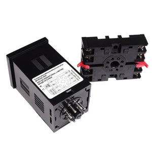 SINOTIMER MH0348-DIN Intelligent High-Precision Temperature Humidity Controller Guide Rail Installation, MH0348-DIN