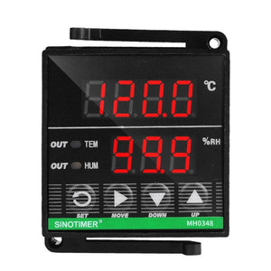 SINOTIMER MH0348 Intelligent High Precision Temperature Humidity Controller Digital Display Temperature And Humidity Meter, MH0348