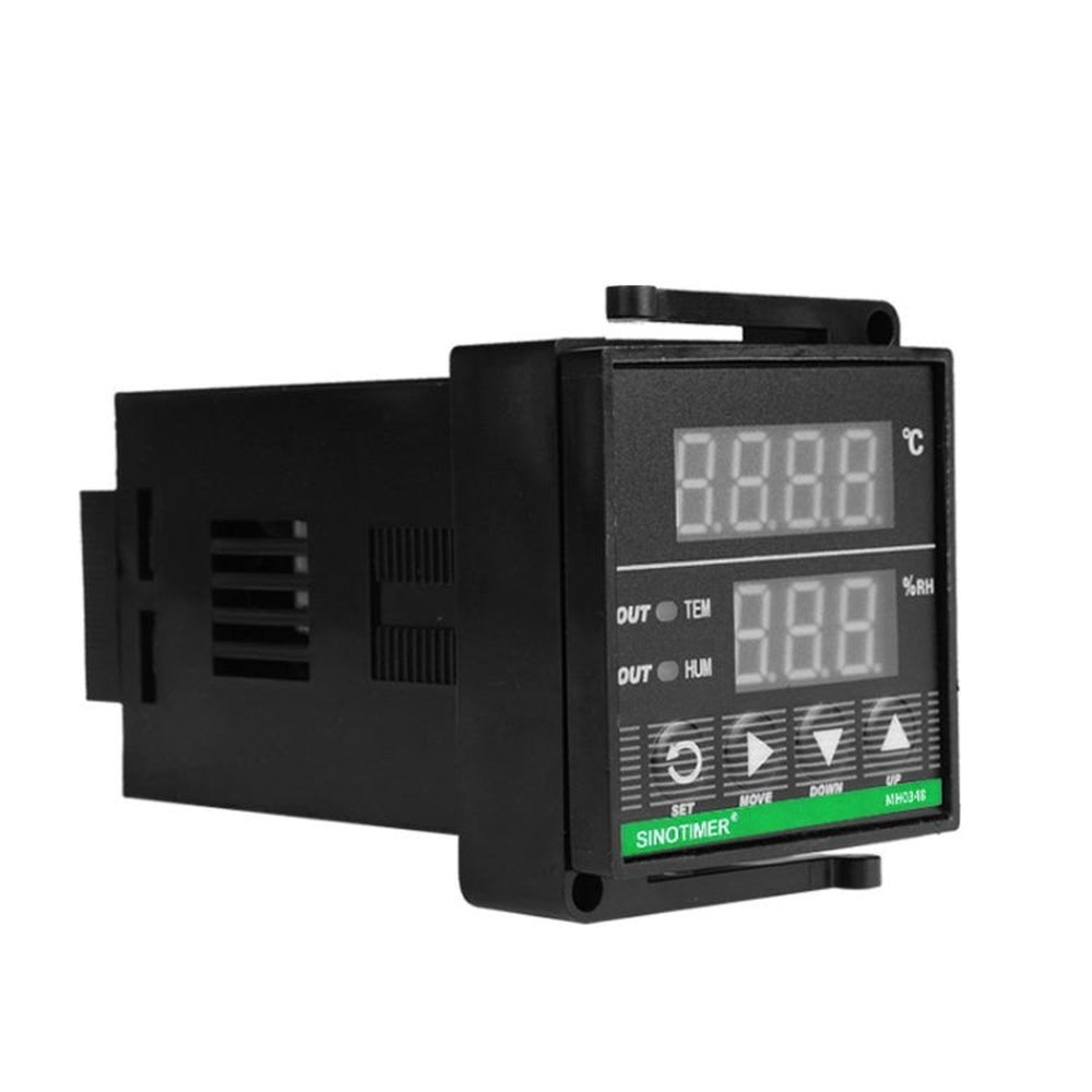 SINOTIMER MH0348 Intelligent High Precision Temperature Humidity Controller Digital Display Temperature And Humidity Meter, MH0348