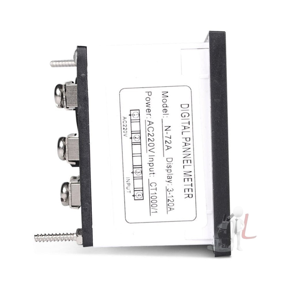 SINOTIMER N-72A AC Current Signal Indicator Square Turntable LED Digital Ammeter, N-72A
