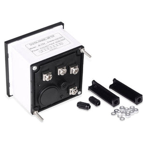 SINOTIMER N-72V AC Voltage Signal Indicator Square Turntable LED Digital Display Voltmeter, N-72V