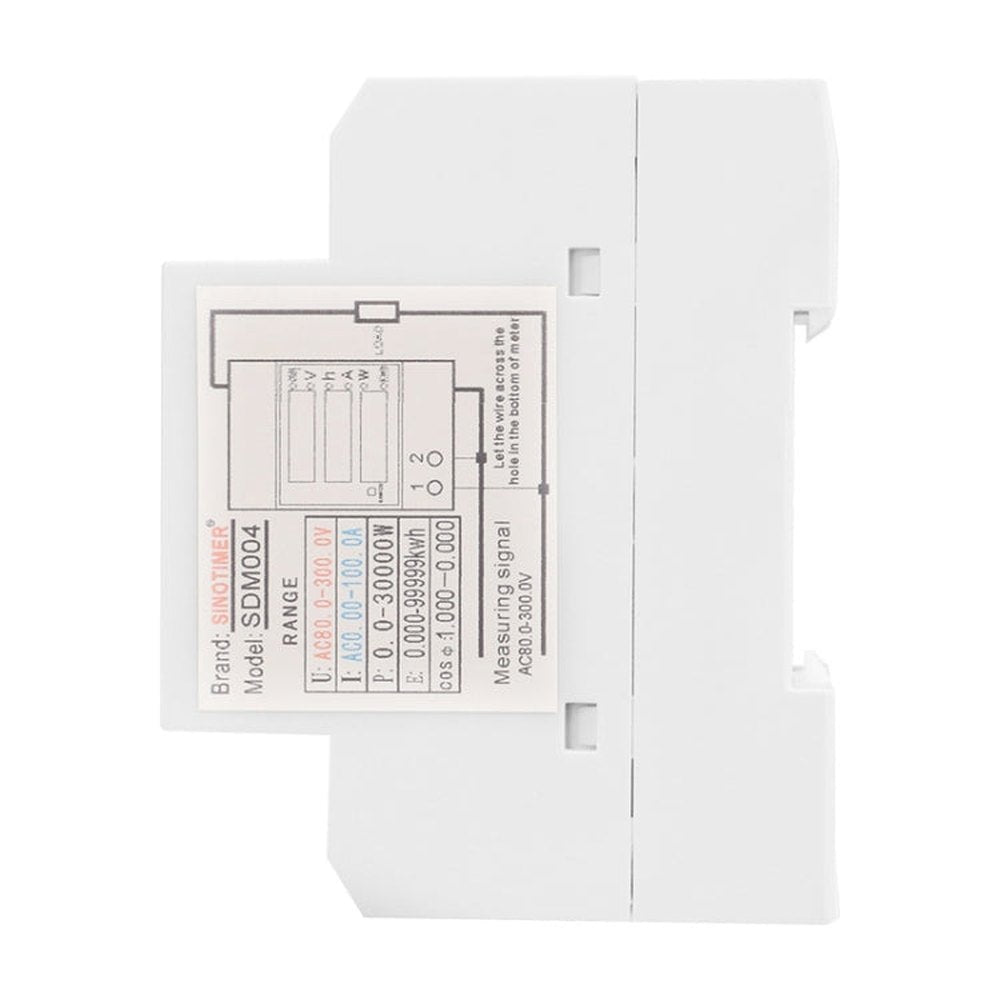 SINOTIMER SDM004 Din Rail AC Voltage Current Time Power Electricity Multi-Function Detection Meter, SDM004