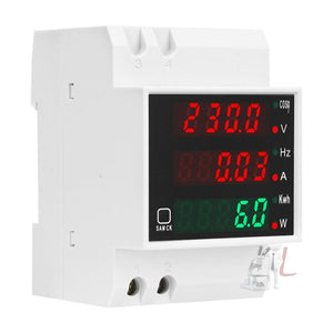 SINOTIMER SDM006 Din Rail AC Voltage Current Frequency Power Electricity Multi-Function Detection Meter, SDM006