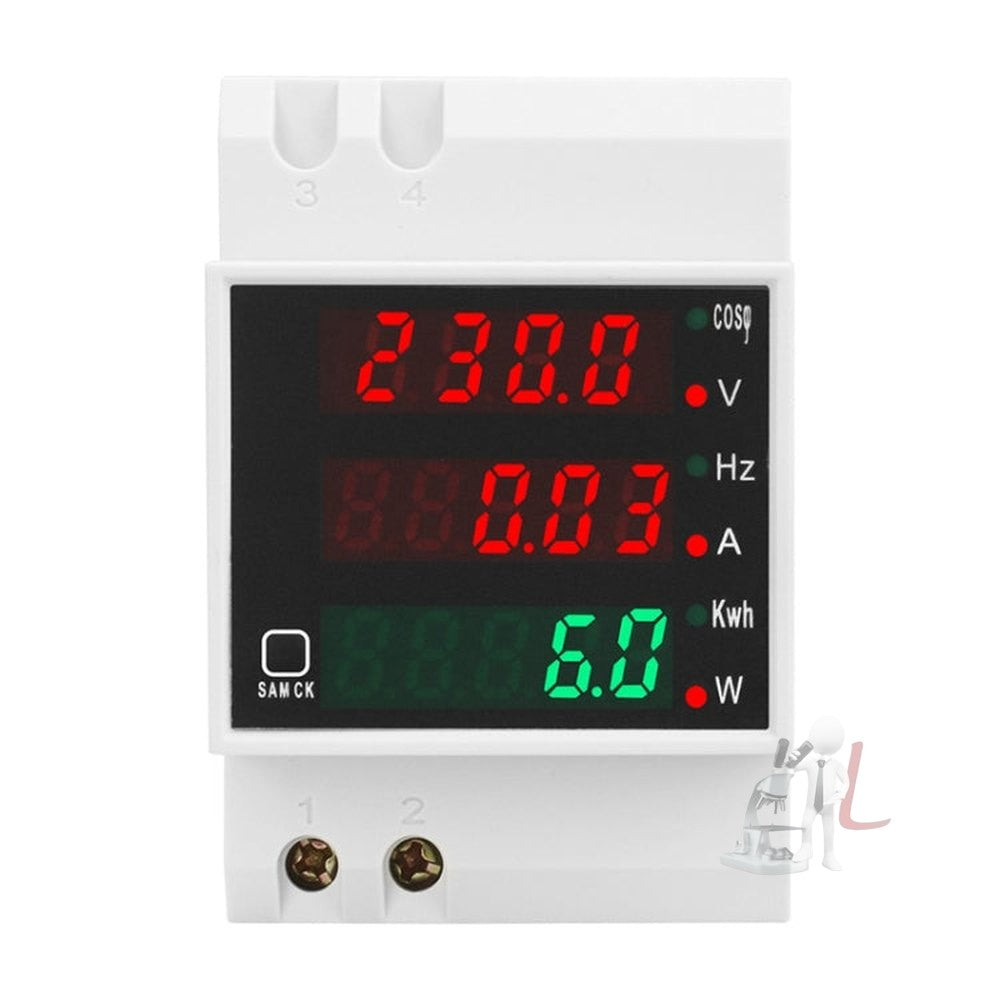 SINOTIMER SDM006 Din Rail AC Voltage Current Frequency Power Electricity Multi-Function Detection Meter, SDM006