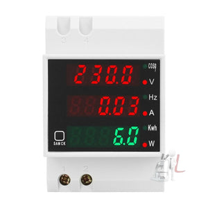 SINOTIMER SDM006 Din Rail AC Voltage Current Frequency Power Electricity Multi-Function Detection Meter, SDM006