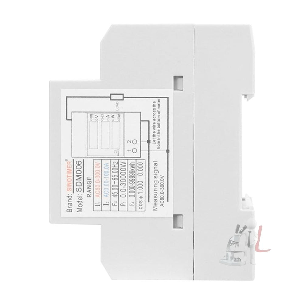 SINOTIMER SDM006 Din Rail AC Voltage Current Frequency Power Electricity Multi-Function Detection Meter, SDM006