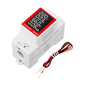 SINOTIMER SDM008 Rail Type AC Multifunctional Digital Voltage And Current Power Monitor, SDM008