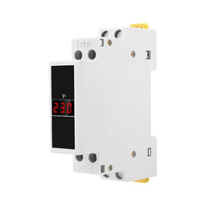 SINOTIMER SDM011 Modular Din Rail Type AC Single-Phase Digital Voltmeter Electronic Instrumentation, SDM011