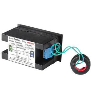 SINOTIMER SPM001 AC LED Digital Voltmeter Frequency Factors Meter Power Monitor, AC80-300V 100A, AC200-450V 100A