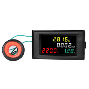 SINOTIMER SPM002 Liquid Crystals AC Digital Voltage And Current Meter Power Monitor, AC80-300V 100A, AC200-450V 100A