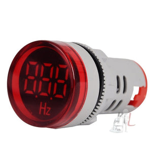 SINOTIMER ST16HZ 20-75Hz AC Frequency 22mm Round Opening LED Digital Signal Indicator Light, ST16HZ