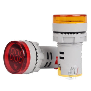 SINOTIMER ST16HZ 20-75Hz AC Frequency 22mm Round Opening LED Digital Signal Indicator Light, ST16HZ