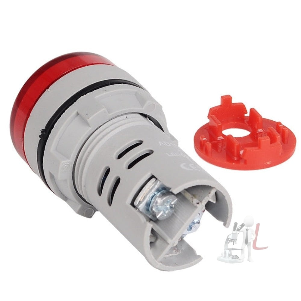 SINOTIMER ST16HZ 20-75Hz AC Frequency 22mm Round Opening LED Digital Signal Indicator Light, ST16HZ