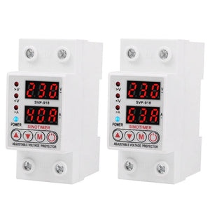 SINOTIMER SVP-918 Adjustable Self-resetting Intelligent Under-voltage Protector, Current:, 40A, 63A