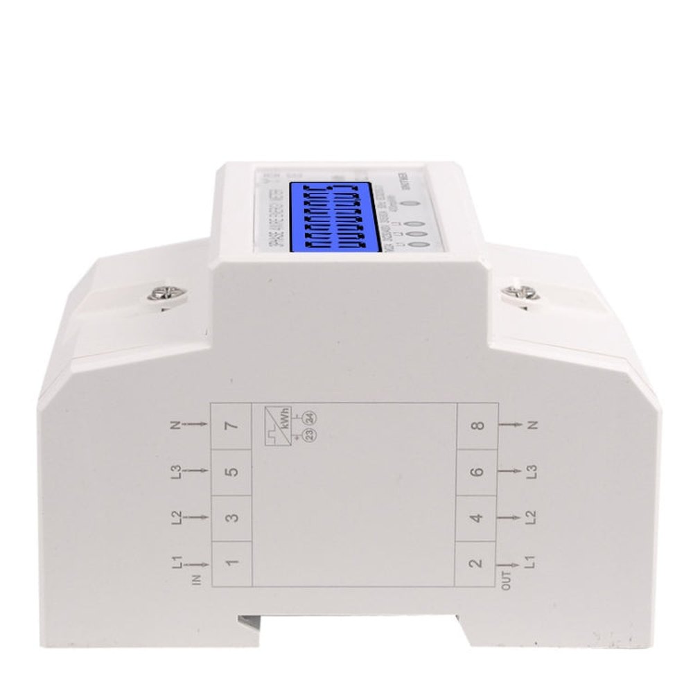 SINOTIMER Three-Phase Backlight Display Rail Type Electricity Meter 5-100A 400V, DDS024, DDS024T