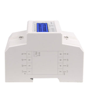 SINOTIMER Three-Phase Backlight Display Rail Type Electricity Meter 5-100A 400V, DDS024, DDS024T