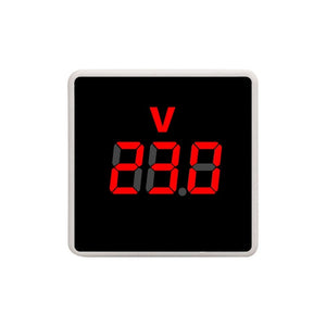 SINOTIMER V-PL Square Insert Type Household Digital AC Voltmeter EU Plug, V-PL EU Plug