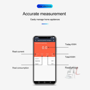 SINOTIMER WDS688 Smart WiFi Single-Phase Power Meter Mobile APP Home Rail Meter 5-60A 230V, WDS688