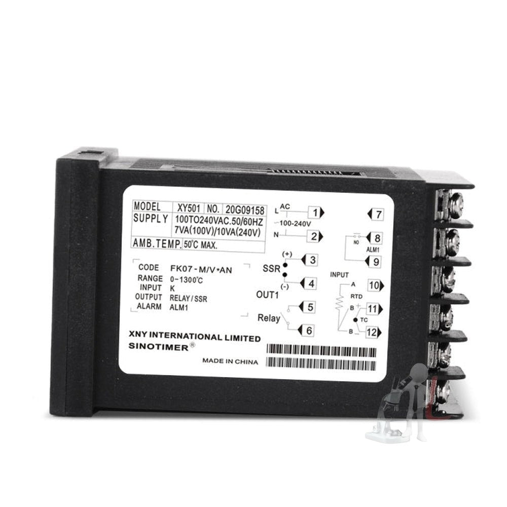 SINOTIMER XY501 Short Shell Intelligent PID Temperature Control Instrument Heating Refrigeration Relay SSR Solid State Output, XY501