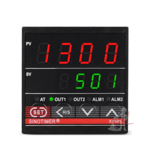 SINOTIMER XY501 Short Shell Intelligent PID Temperature Control Instrument Heating Refrigeration Relay SSR Solid State Output, XY501