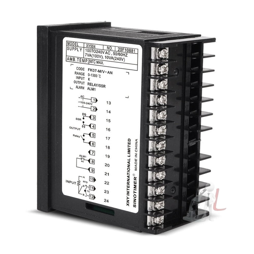 SINOTIMER XY504 Smart Temperature Control Instrument Short Case PID Heating Refrigeration Relay SSR Solid State Output, XY504