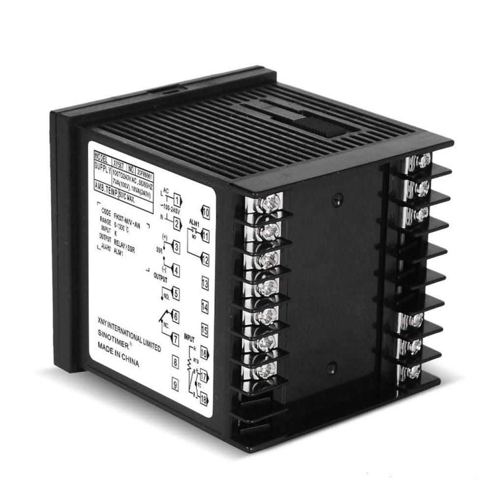 SINOTIMER XY507 Smart Temperature Control Instrument Short Shell PID Heating Relay SSR Solid State Output, XY507