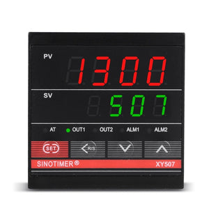 SINOTIMER XY507 Smart Temperature Control Instrument Short Shell PID Heating Relay SSR Solid State Output, XY507