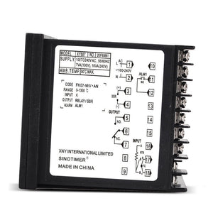 SINOTIMER XY507 Smart Temperature Control Instrument Short Shell PID Heating Relay SSR Solid State Output, XY507