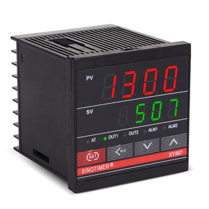 SINOTIMER XY507 Smart Temperature Control Instrument Short Shell PID Heating Relay SSR Solid State Output, XY507
