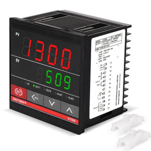 SINOTIMER XY509 Smart Temperature Control Instrument Short Case PID Heating Relay SSR Solid State Output, XY509