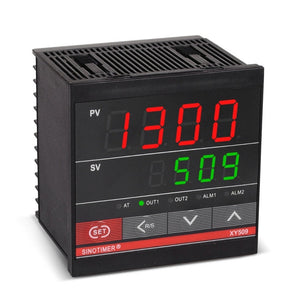 SINOTIMER XY509 Smart Temperature Control Instrument Short Case PID Heating Relay SSR Solid State Output, XY509