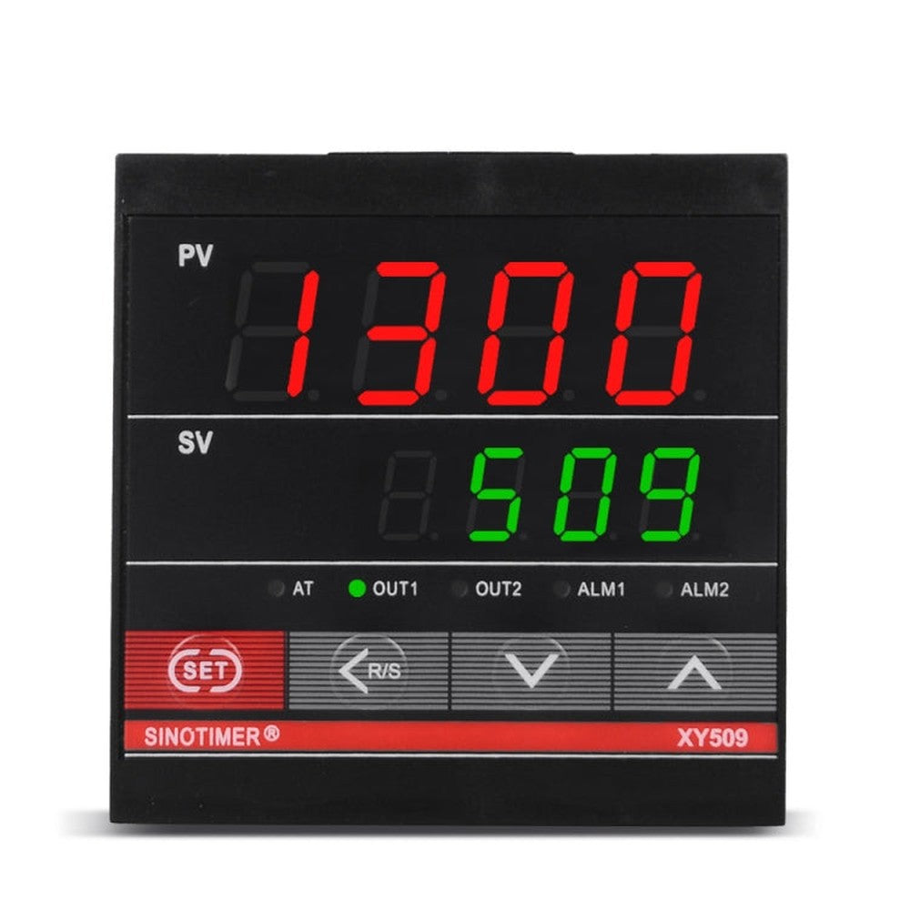 SINOTIMER XY509 Smart Temperature Control Instrument Short Case PID Heating Relay SSR Solid State Output, XY509