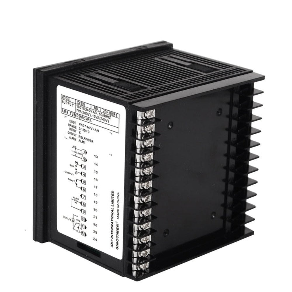 SINOTIMER XY509 Smart Temperature Control Instrument Short Case PID Heating Relay SSR Solid State Output, XY509
