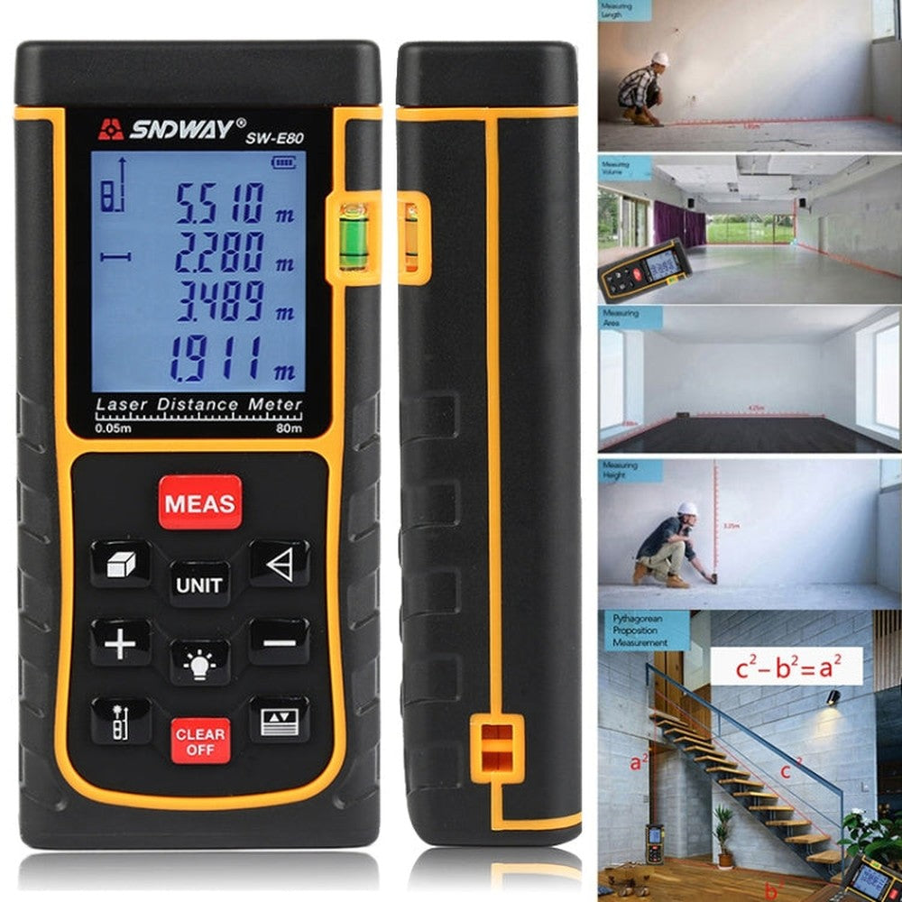 SNDWAY Handheld Laser Range Finder SW-E80