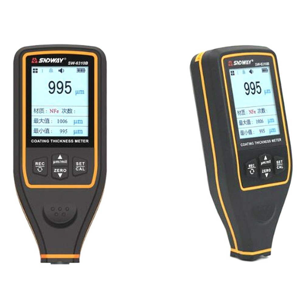 SNDWAY High-precision Car Paint Finish Coating Thickness Gauge Paint Measuring Instrument, SW6310A Standard Edition, SW6310B Upgrade Edition