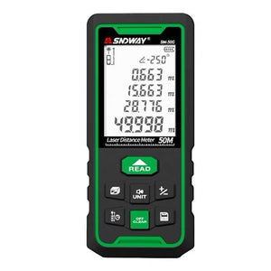SNDWAY High-precision Indoor and Outdoor Green Laser Rangefinder, Distance:, 50m, 70m, 100m