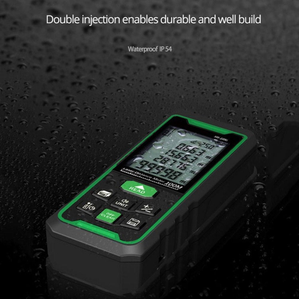 SNDWAY High-precision Indoor and Outdoor Green Laser Rangefinder, Distance:, 50m, 70m, 100m