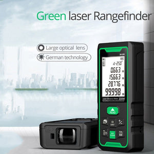 SNDWAY High-precision Indoor and Outdoor Green Laser Rangefinder, Distance:, 50m, 70m, 100m