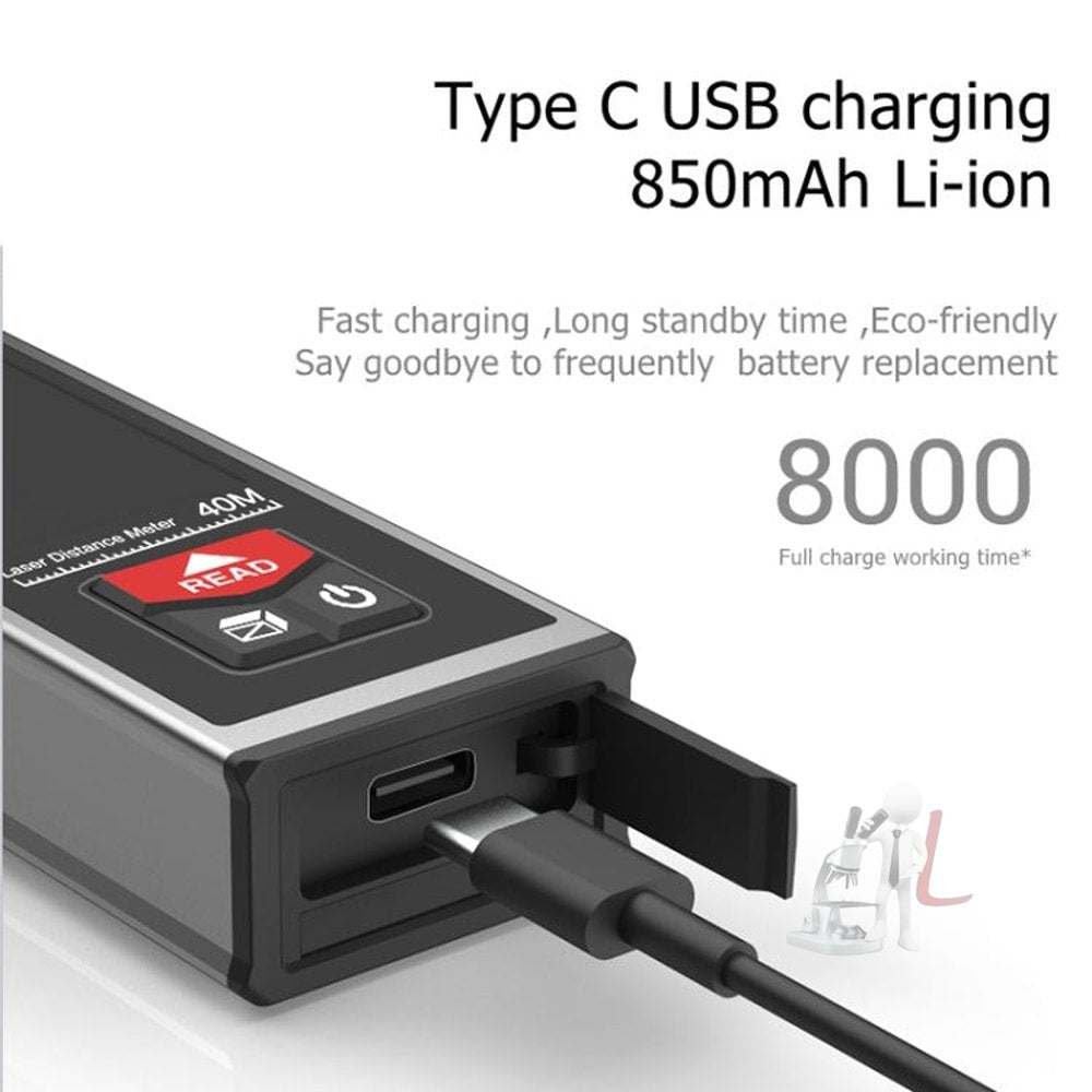 SNDWAY Laser Rangefinder Infrared Measuring Ruler, Style:, 40m Precision Version, 50m Precision Version, 60m Precision Version, 40m Bluetooth Version, 50m Bluetooth Version, 60m Bluetooth Version