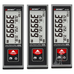SNDWAY Laser Rangefinder Infrared Measuring Ruler, Style:, 40m Precision Version, 50m Precision Version, 60m Precision Version, 40m Bluetooth Version, 50m Bluetooth Version, 60m Bluetooth Version