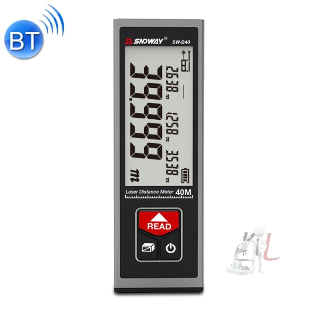 SNDWAY Laser Rangefinder Infrared Measuring Ruler, Style:, 40m Precision Version, 50m Precision Version, 60m Precision Version, 40m Bluetooth Version, 50m Bluetooth Version, 60m Bluetooth Version